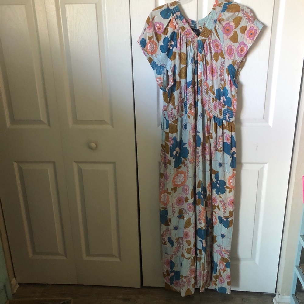 Angie Multicolor Floral Maxi Dress Size 3XL